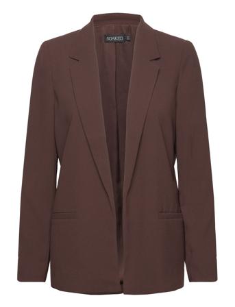 Soaked In Luxury Slshirley Blazer Ls Brun