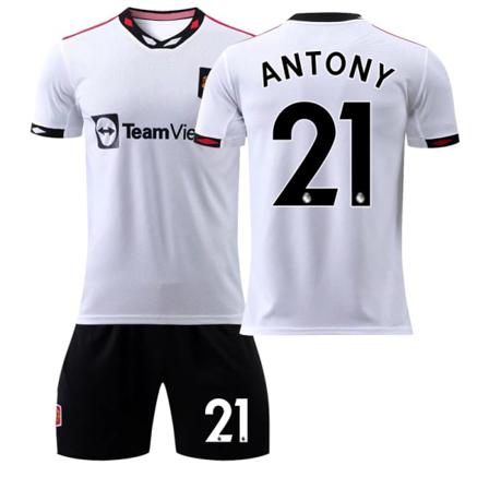 2223 Manchester United Borta Fotbollströja Nr 21 Antony Jersey Without Socks L(175-180cm)
