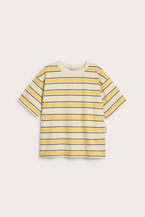 Kappahl | Randig t-shirt Gul 122/128 | Gul