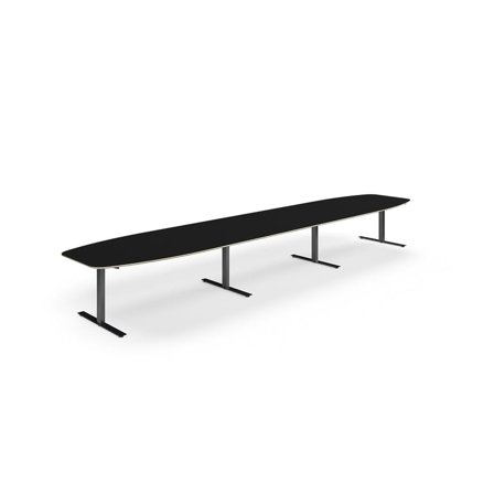 Conference table NOVUS, 5600x1200 mm, black