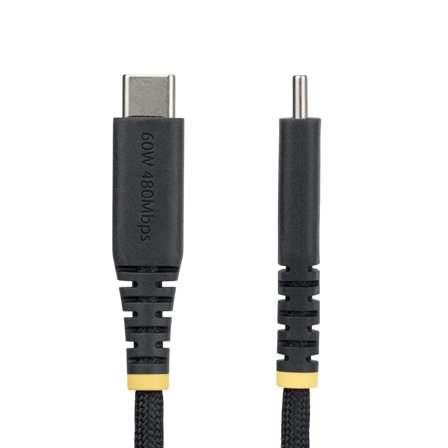 StarTech 30cm 1ft Braided USB-C Charging Cable
