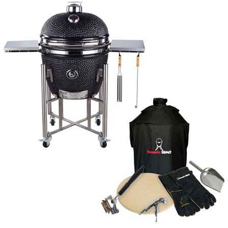 Kamado sumo Kamado Sumo Signature Pro kulgrill + tilbehørspakke - Sort | KitchenOne