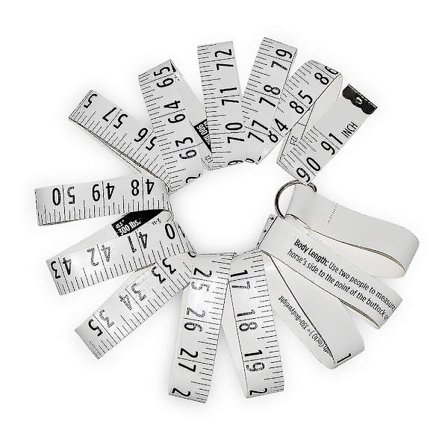 Hevosen ja ponin korkeuden ja painon mittanauha, paino paunoissa ja korkeus kämmenissä (kädet/lbs) - q39