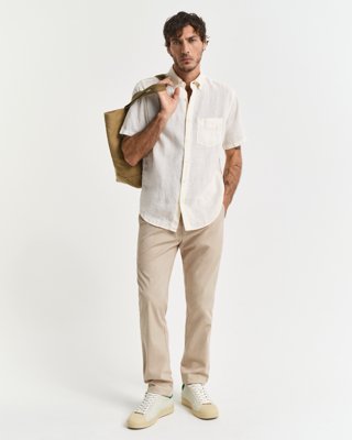 GANT - Slim fit sports-chinos til herre dry sand