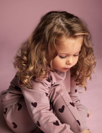 Creamie Leggings Rib - Pink - 92