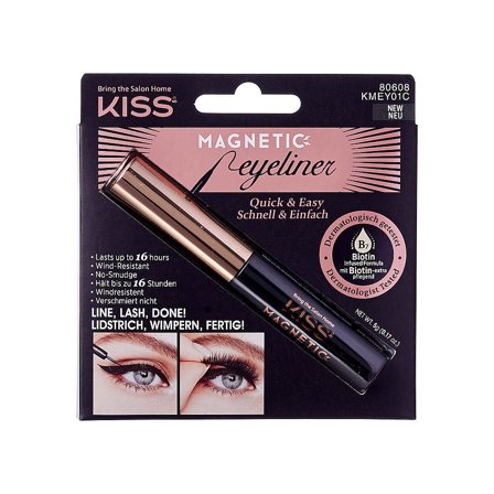 Kiss Magnetic Eyeliner, Makeup, Øjenvipper, Vippelim