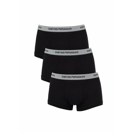 Emporio Armani, Bottoms Zwart, Heren, Maat:L