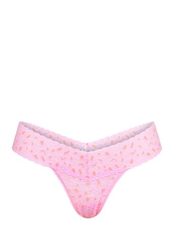 Hanky Panky Cross-Dyed Leopard, Low Rise Thong Stringtruse Undertøy Multi/mønstret Hanky Panky