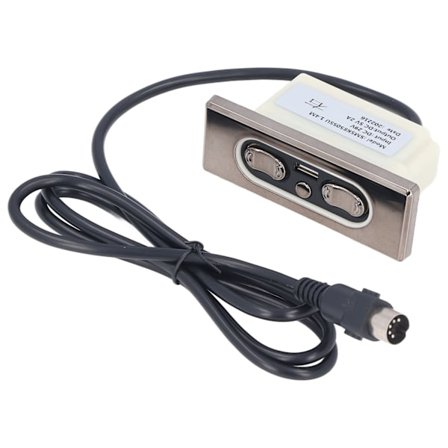 Elektrisk Vilstol Soffa 5 Knapp Handkontroll DC Tryckstångsmotor 29V Lyftbrytare med USB-laddningsport