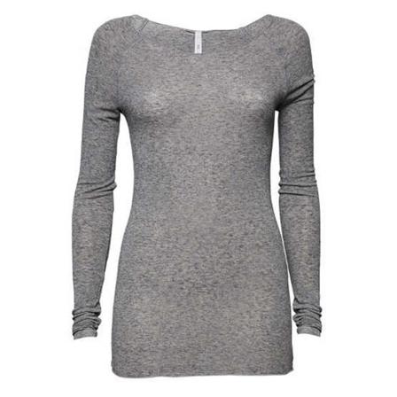 Gai+Lisva Amalie Boatneck Grey Grå, Dame Bluser og skjorter