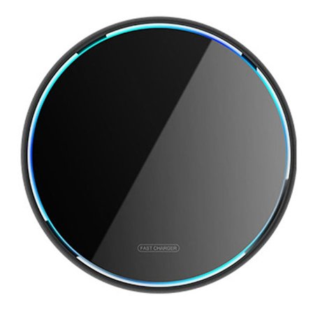 Langaton laturi, Qi 15W induktiivinen latausasema, langaton musta
