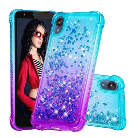 Princess Motorola Moto E6 kuoret - Taivaansininen / Violetti