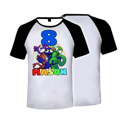 Barn Rainbow Friends T-shirt med korta ärmar, avslappnad A 120cm