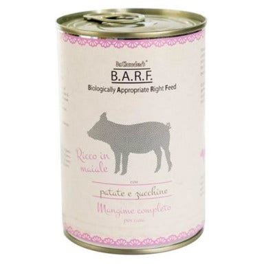 Barf Menu Completo Cibo Umido Trito Di Maiale Con Patate E