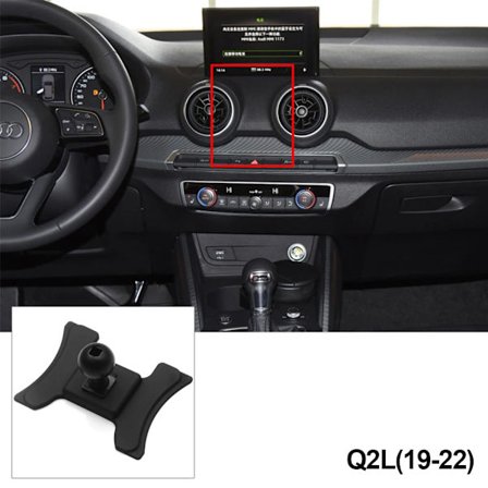 Dedikerad telefonhållare monteringsfäste för samlokalisering Audi A1 A3 A4 A5 A6 Q3 Q5 Q7 2016 2017 2018 2019 2020 2021 2022~01783