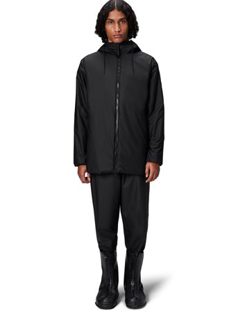 Rains Lohja Long Insulated Jacket W3T2 - Black - L