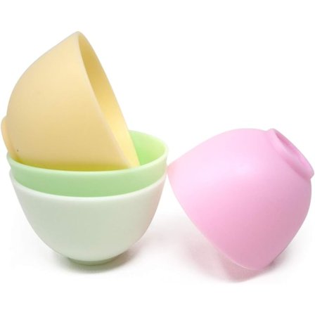 stk silikone røreskåle til forberedelse og serveringsskåle til blanding