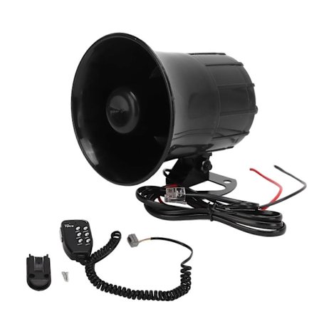 6 Tone Mono Trompet Højttaler 110dB 12V Højttaler Universal til Motorcykel Bil Gravemaskiner