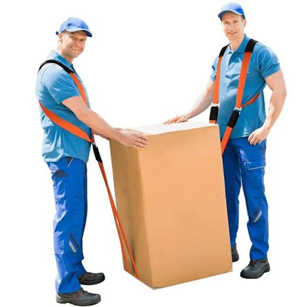 Kantohihnat siirtämiseen, Kantohihna 2 hengelle, Kantohihna jopa 360 kg, Liukuestepinnoitettu nostohihna, Sangl