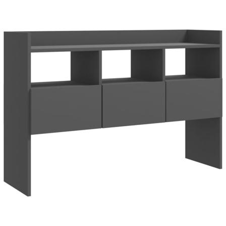 Vidaxl Skänk Grå 105x30x70 Cm Konstruerat Trä Grå