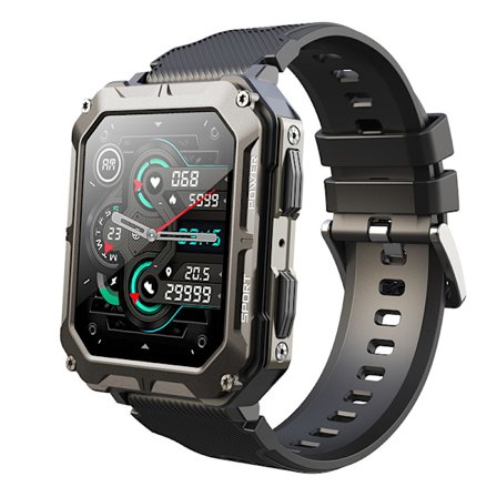 Sort, ny C20pro Bluetooth-opkald smartwatch, udendørs tre-bevis