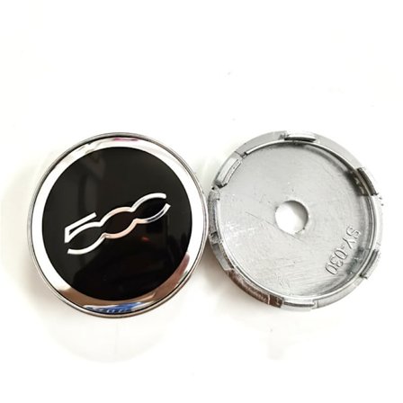 Passer til Fiat 500 navdeksel og akseldeksel 68078419AC 51884863, størrelse ca. 133mm