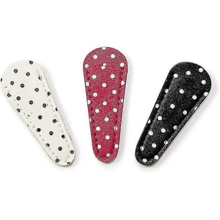 Saks Skede Sikkerheds Læder Saks Cover Beskytter Sy Saks Skede (3-delt) hvid, Rød, bla