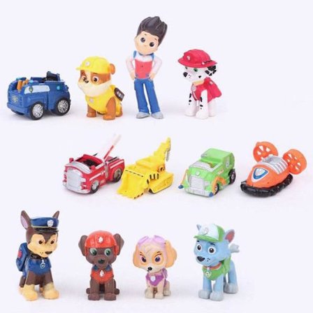 PAW PATROL 12 FIGURER Julegaver