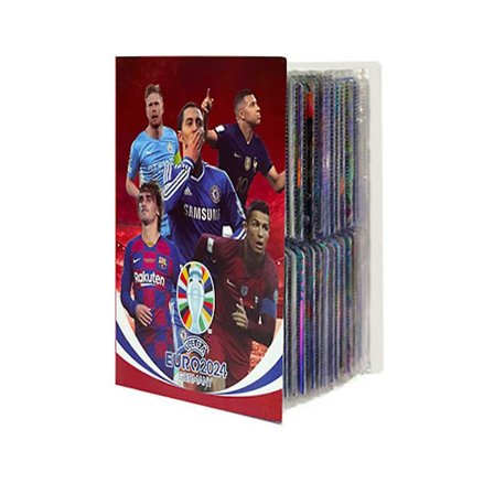 (D)Jalkapallo Tähtikorttialbumi - 240 kpl Tähtikorttiboksi Kokoelma Albumikirja Kansio (FMY)