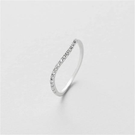 Diamond Wave Ring