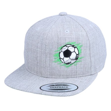 Forza - Grey - snapback - Cap - Kids Ripped Football Heather Grey Snapback - Hatstore