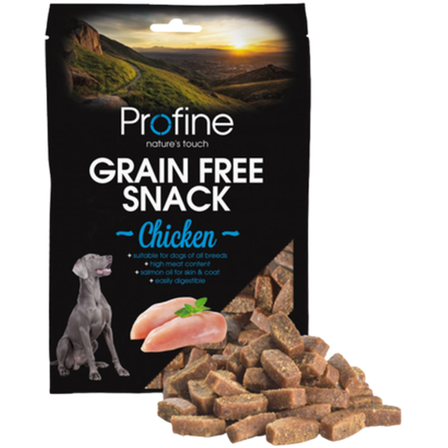 Profine - Dog Grain Free Semi Moist Snack Kylling 200g - Hund - Hundegodbiter & tyggebein - Naturlige godbiter for hund - ZOO.no