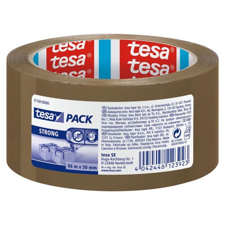 TESA Packtejp Strong 50mmx66m brun - Lyreco - Emballage och lagerutrustning - Packtejper - Packtejp PP