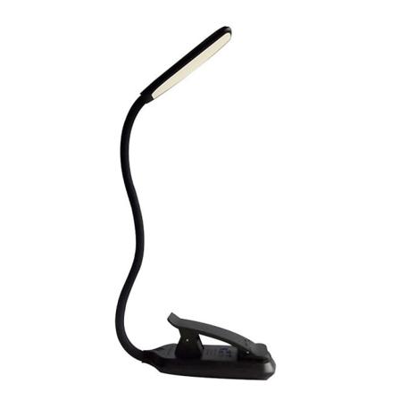 Opiskelijan lukulampun klipsi, silmien suoja, USB-mini-kirjanvalaisin, musta