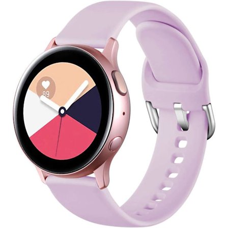Armband kompatibel med Samsung Galaxy Watch Active / Active2 40mm / 44mm, 20mm mjuka silikonarmband som ersättning för Samsung Galaxy Watch 42