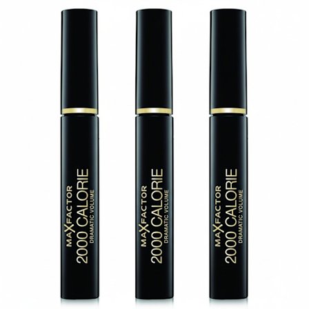 3-pack Max Factor Calorie Mascara 2000 Black 9ml