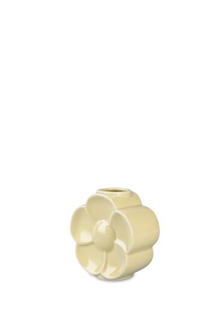 Lyngby Flower Vase Smørblomst-Gul H11,5