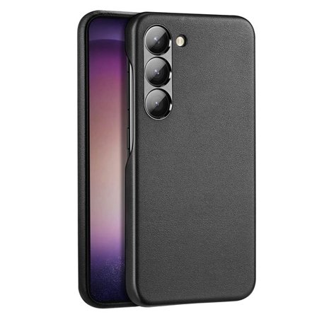 Dux Ducis Grit-etui for Samsung Galaxy S23+ elegant etui laget av kunstlær svart