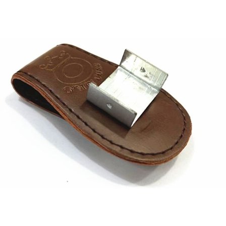 Magnetisk kridtpose læder kridtholder til billard kø magnetisk bælteclips