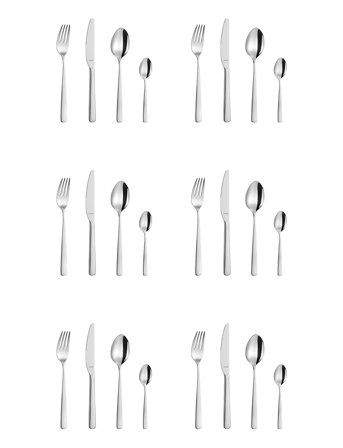 Amefa | Phoenix Cutlery Set 24-Psc | ONE SIZE