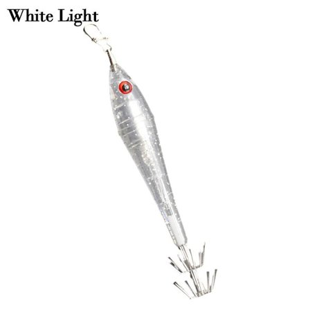 Elektronisk blitz Blækspruttekrog Octopus Bait HVID LYS HVID LYS