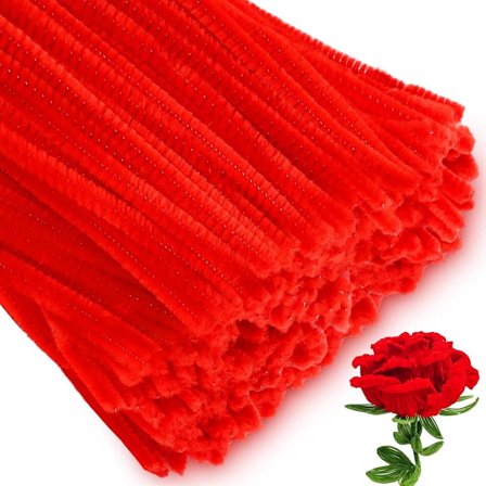 Twister Sticks - Piipunrassit - Puhdistus Piipunrassit - Keltainen - Piipunrassit Harrastus - DIY-askarteluun, Värikkäät Paksut Langat Irtotavarana 