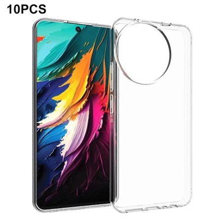 10 st/förpackning För TCL 60R 5G Skal Vattenmärkesfritt TPU Skyddande Transparent Mobilskal