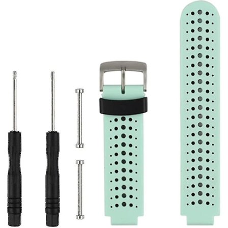 Farverige remme til ur, udskiftningsrem til Approach S20 S5 S6 smartwatch (farve: mintgrøn/sort)