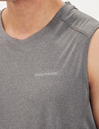 Endurance Landeer M Sleeveless Top - Grey - XXXL