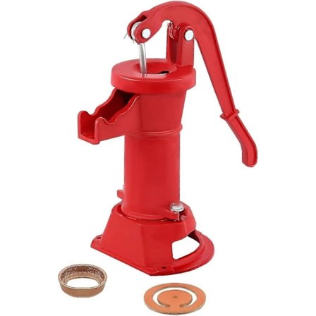 Hagepumpe i støpejern, manuell vannpumpe, håndpumpe - Perfekt