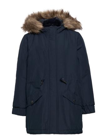 Flap1 Parkas Jakke Blå Mango