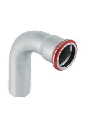 Geberit 1551092 Taivutettu putki 90°, 1 holkki, puristusholkki x viistopää 54 x 54 mm, Asennus