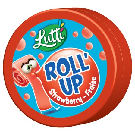 Roll-Up Jordgubb Tuggummi