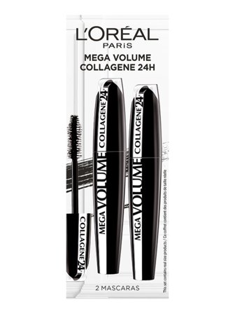 L'Oréal Paris Mascara Set Duo Set cont.: 2x9 ml Mascara Mega Volume Collagene 24 N° 1 Black